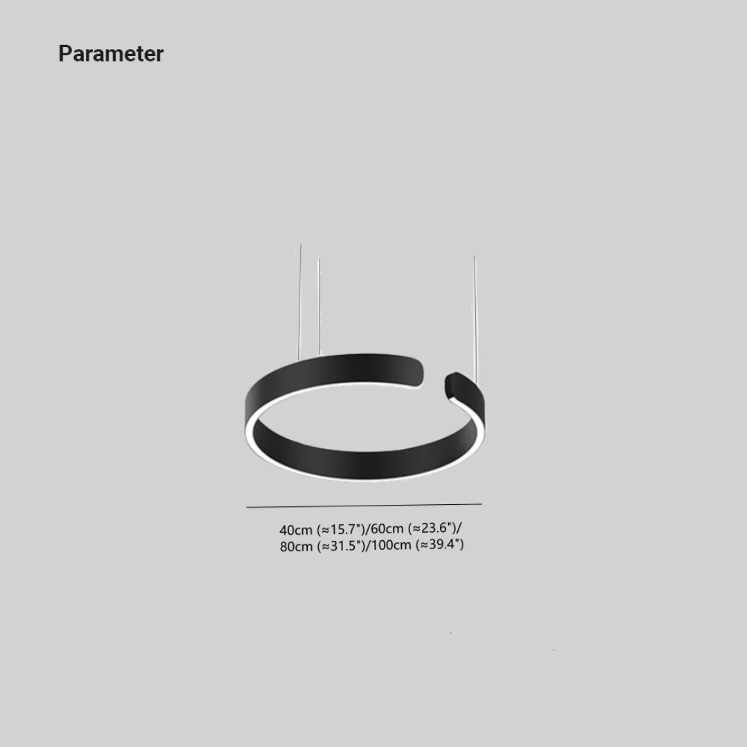 LUMINAIRE – Elegant Modern Circle LED Pendant Light