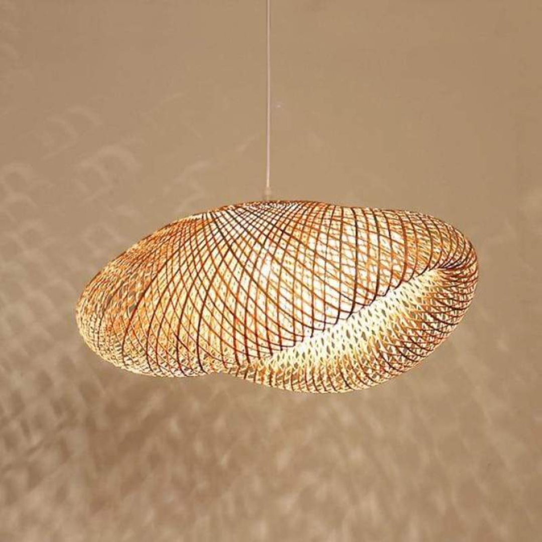 BAMBOO GLOW – Elegant LED Hanging Lamp