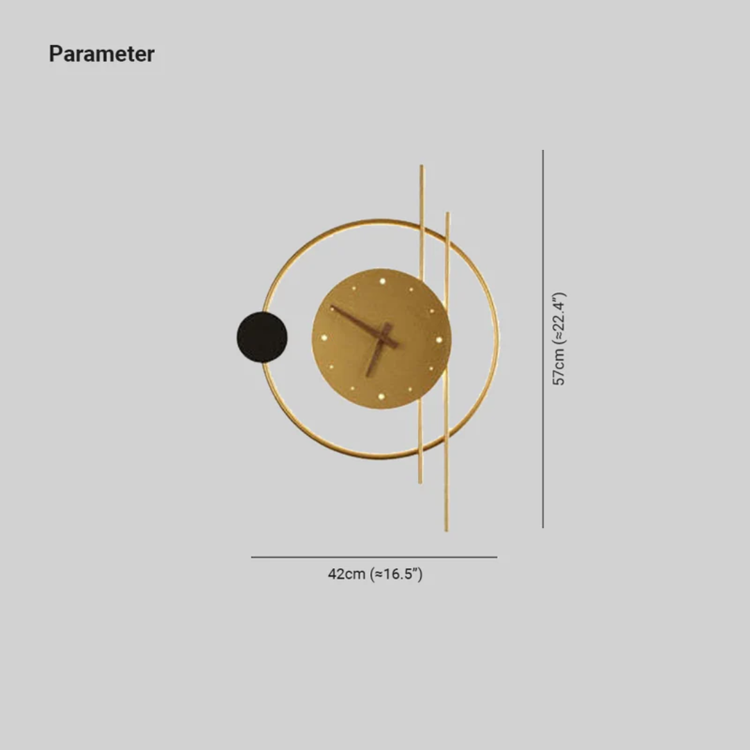 LUMINA – Elegant LED Wall Clock Light