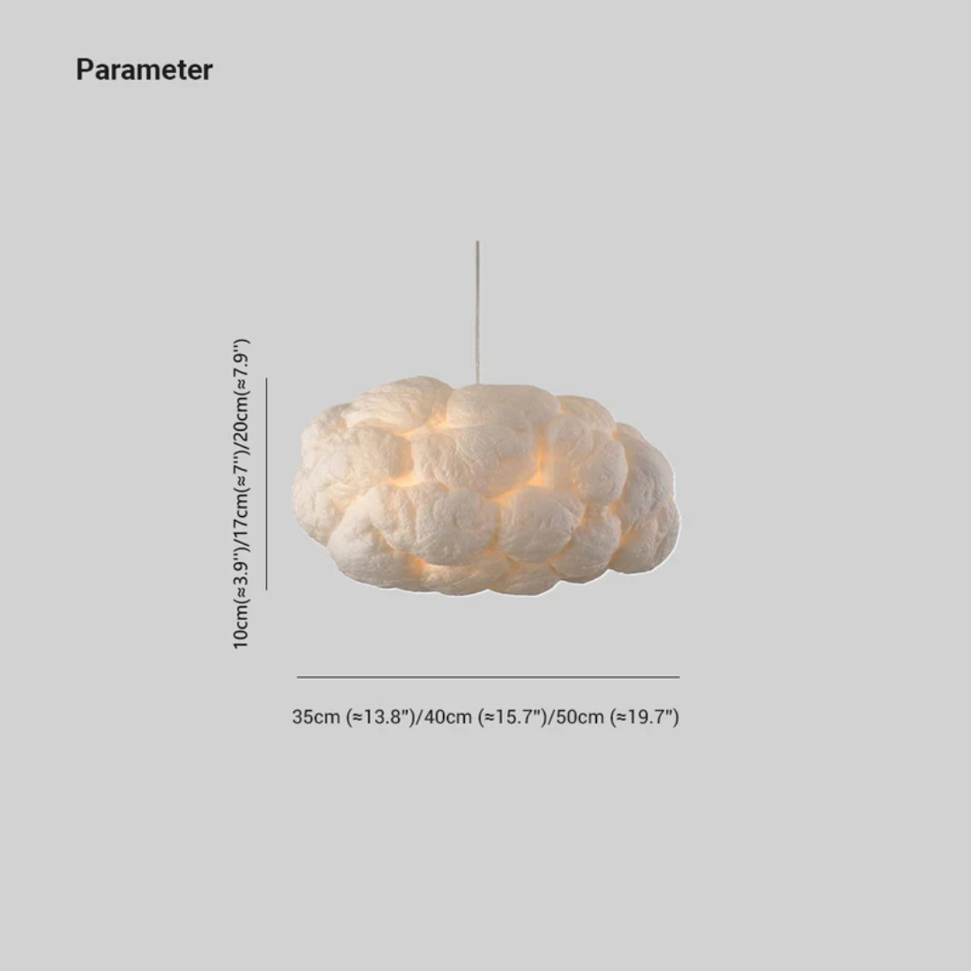 CLOUDLUXE – Elegant LED Pendant Lamp for Cozy Spaces