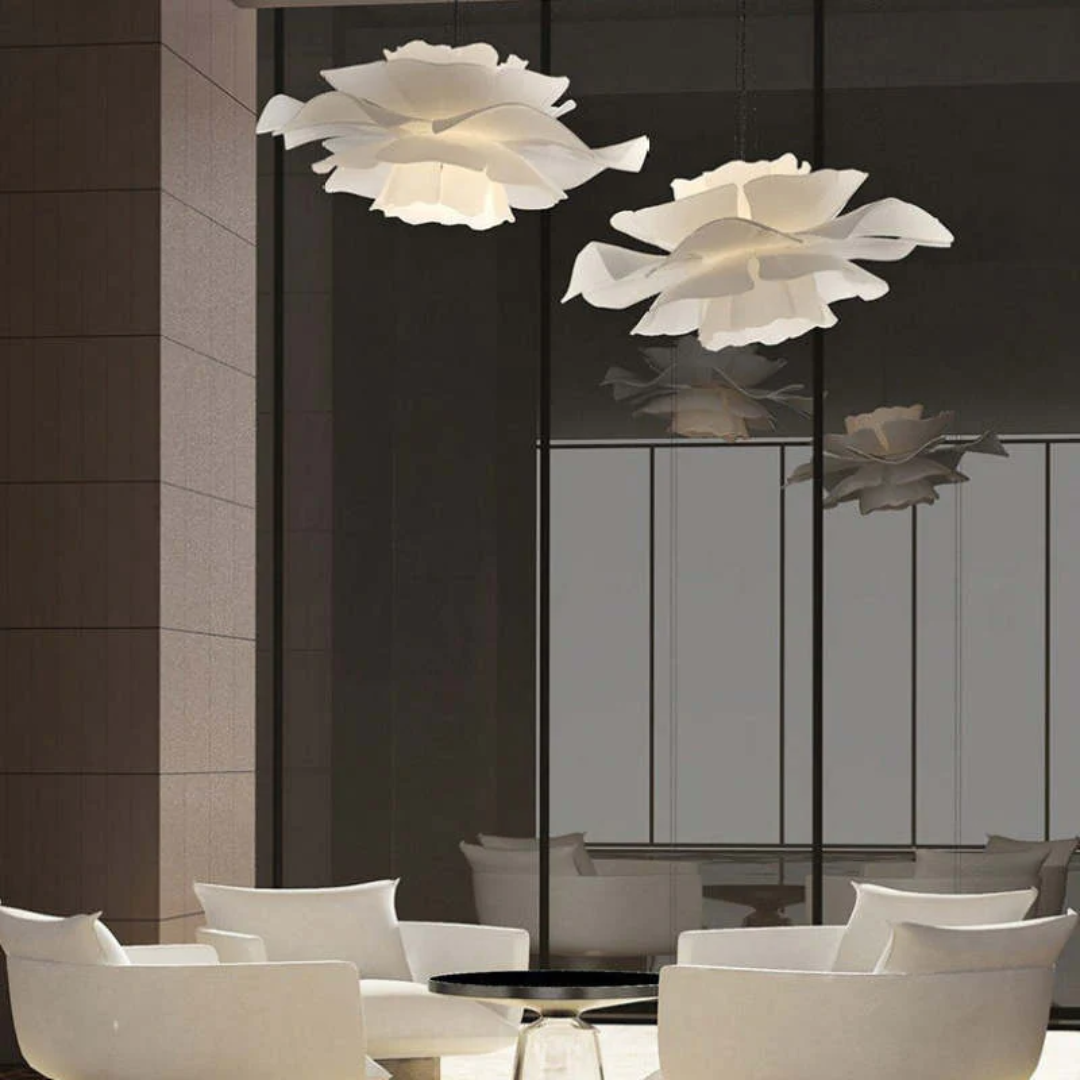 LUMINAIRE BLOOM – Elegant Flower-Shaped Pendant Lamp