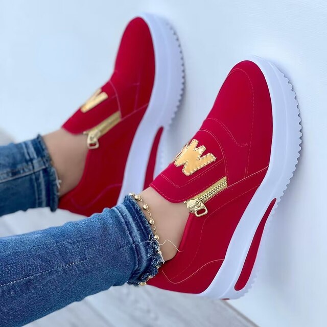 Stylish Women's Breathable Sneakers - Comfort & Elegance