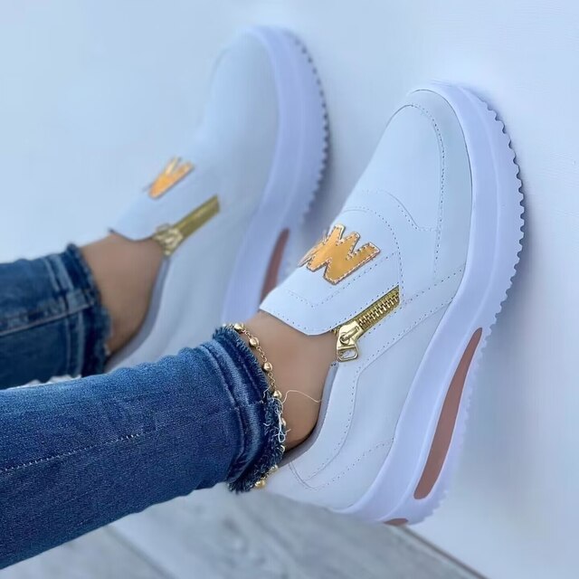 Stylish Women's Breathable Sneakers - Comfort & Elegance
