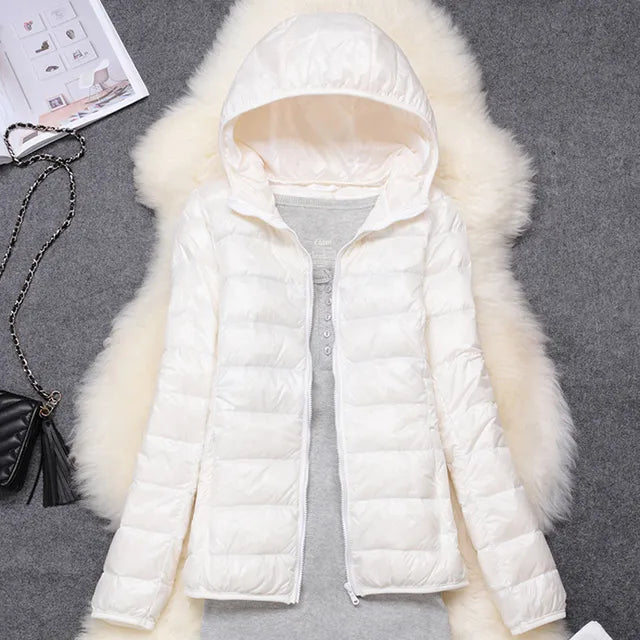 Ultra-Light Packable Down Jackets with Hood