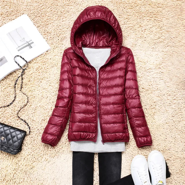 Ultra-Light Packable Down Jackets with Hood