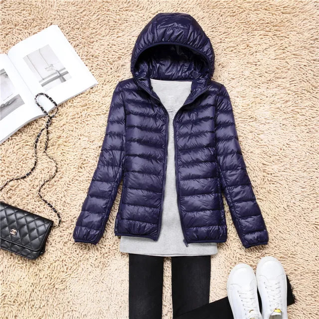 Ultra-Light Packable Down Jackets with Hood