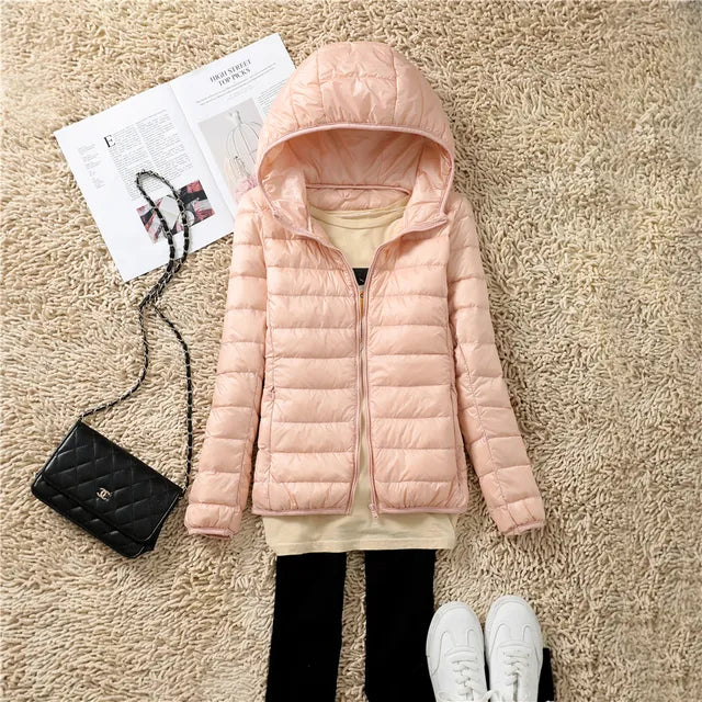 Ultra-Light Packable Down Jackets with Hood