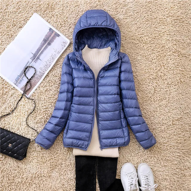 Ultra-Light Packable Down Jackets with Hood