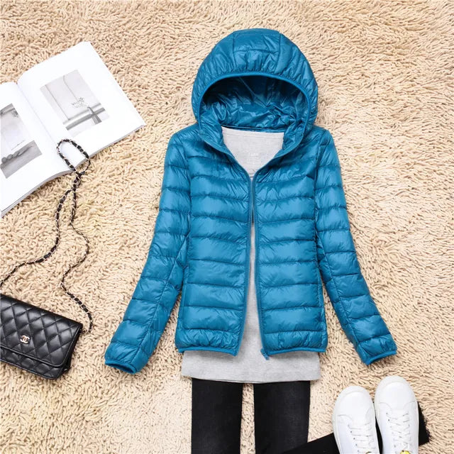 Ultra-Light Packable Down Jackets with Hood
