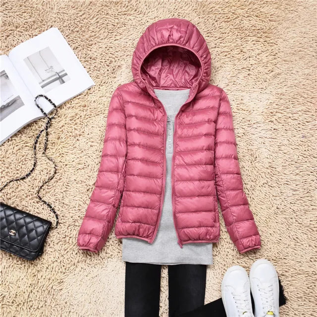 Ultra-Light Packable Down Jackets with Hood