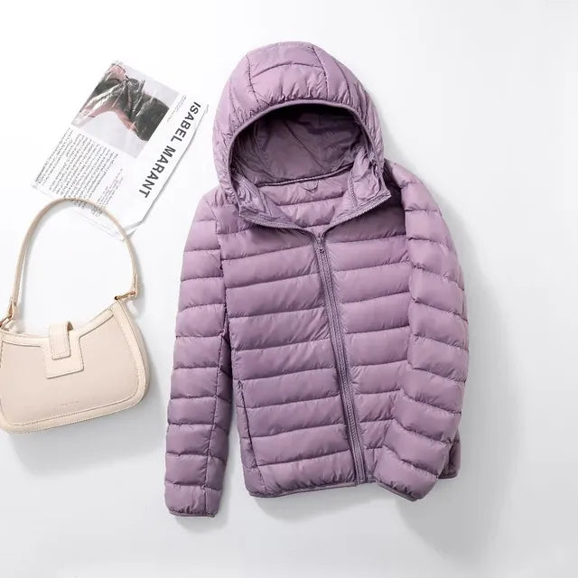 Ultra-Light Packable Down Jackets with Hood