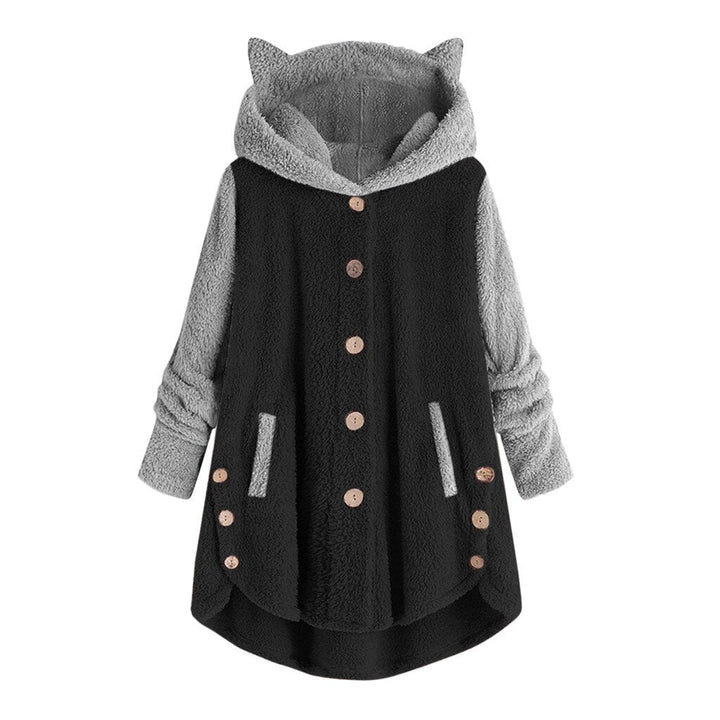 Cozy Cat Ear Fleece Sweatshirt