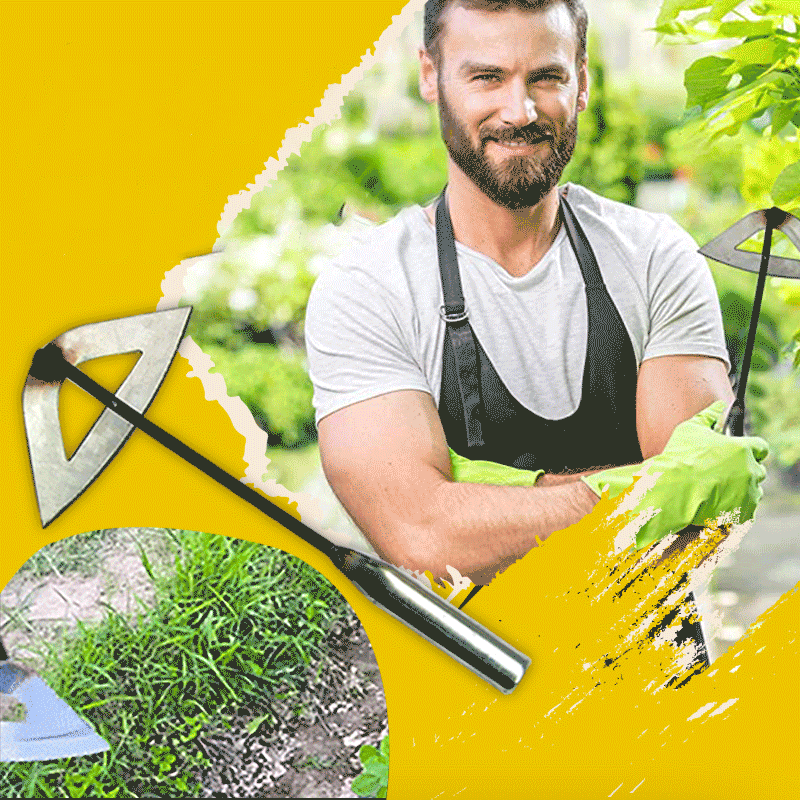 GARDENMASTER – Premium Steel Hollow Hoe for Weeding