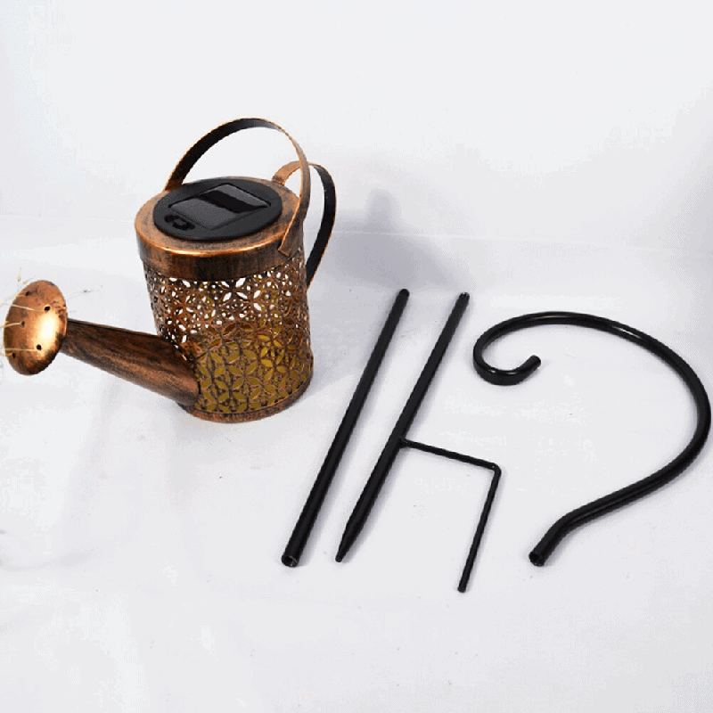 Enchanting Solar-Powered Watering Can Light