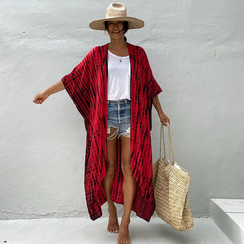 Elegant Sun Protection Beach Dress Cover-Up