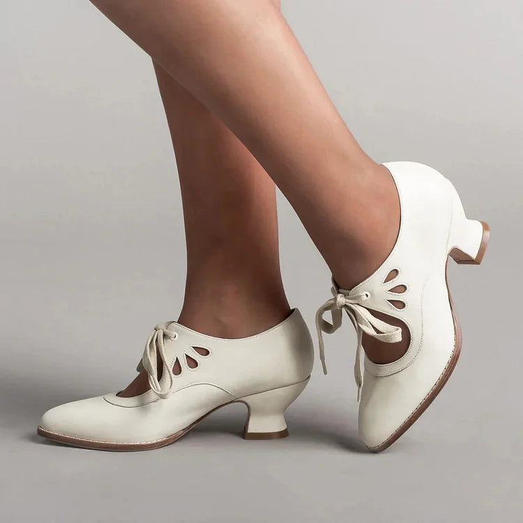 Timeless Edwardian Leather Shoes for Women