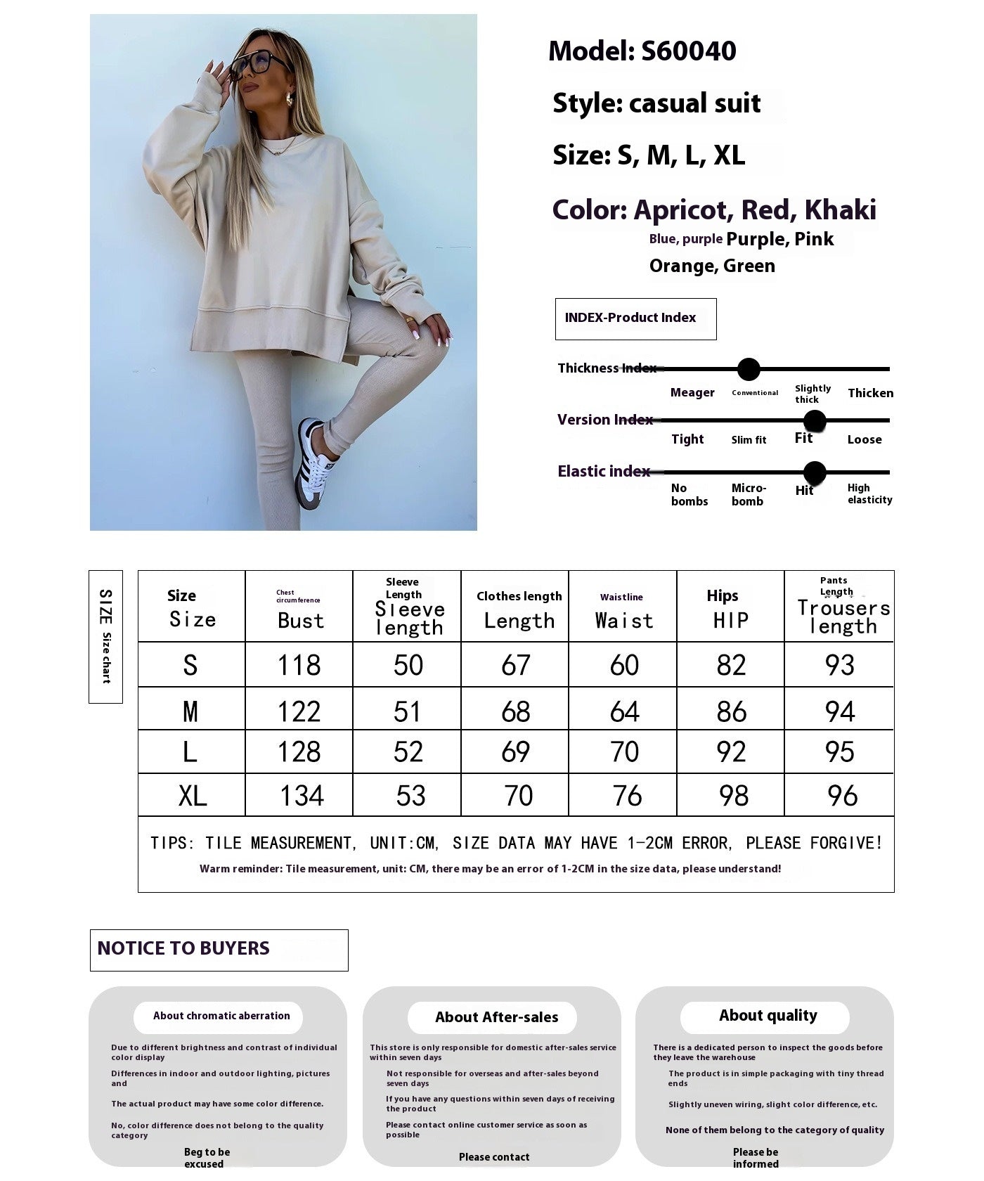 Cozy Women's Long Sleeve Winter Suit