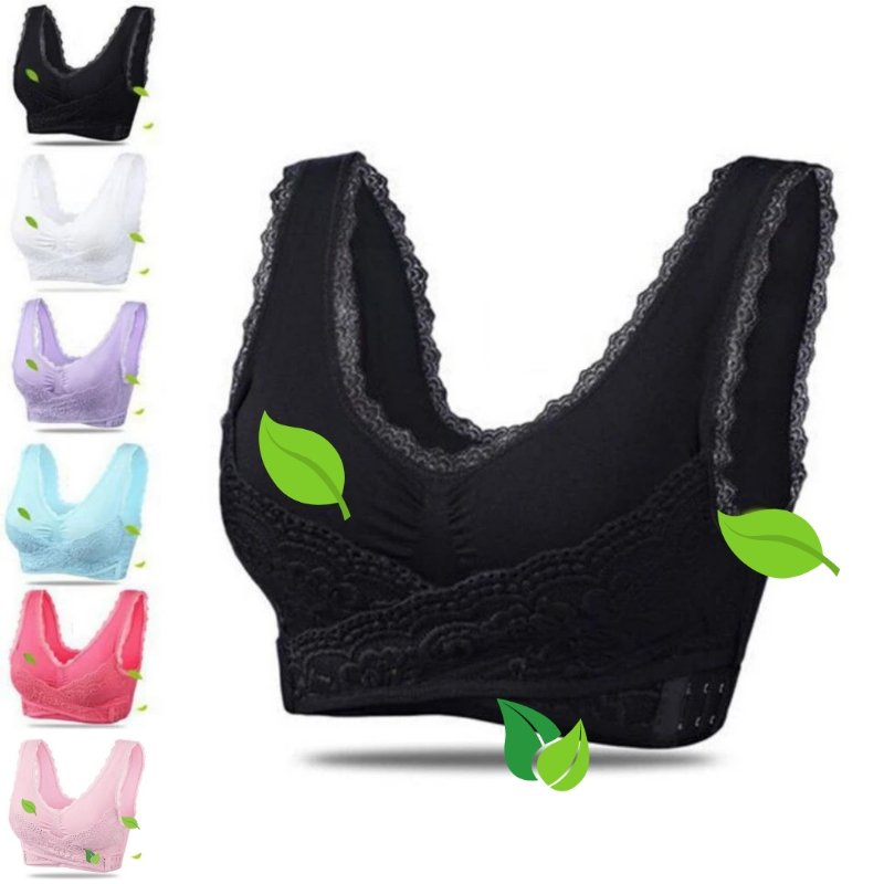 Posture-Enhancing Lace Bra for Comfort