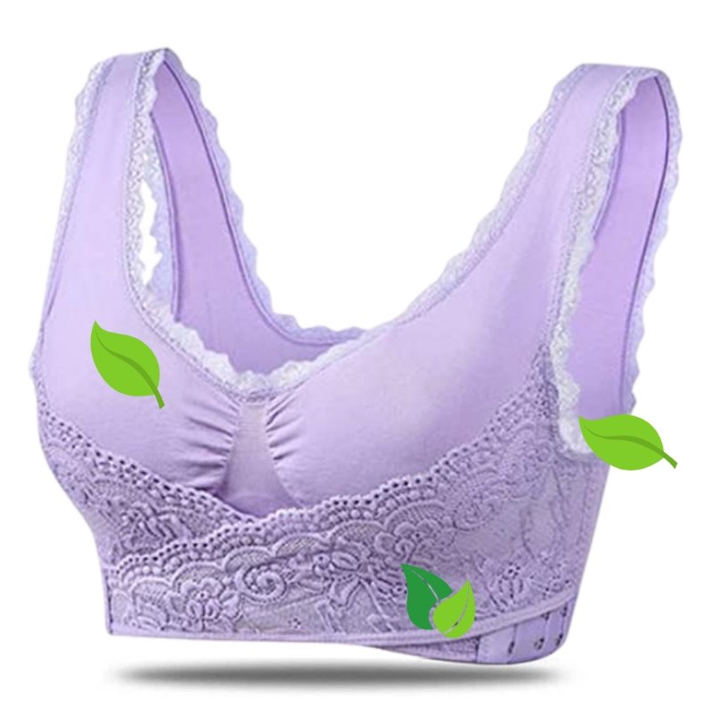 Posture-Enhancing Lace Bra for Comfort