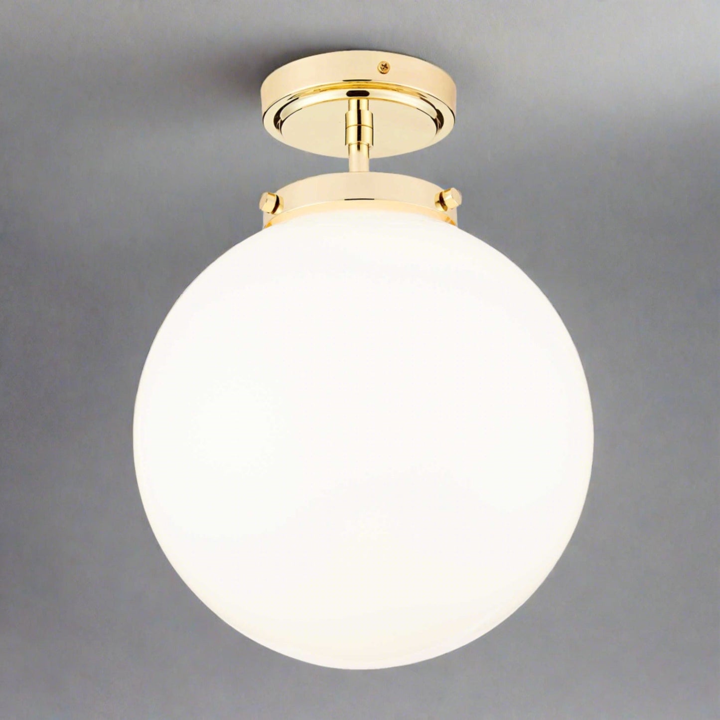 LUMINOUS SPHERE – Elegant LED Bathroom Ceiling Light