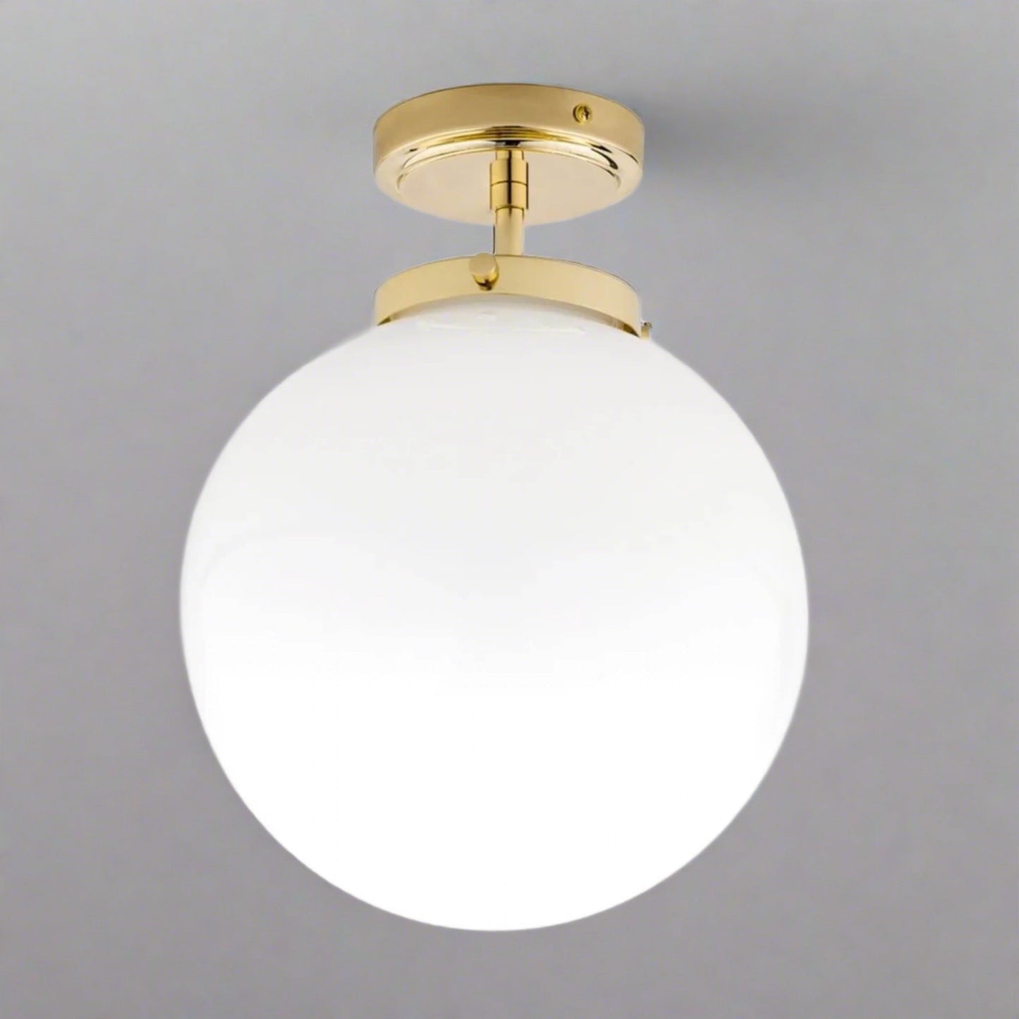 LUMINOUS SPHERE – Elegant LED Bathroom Ceiling Light