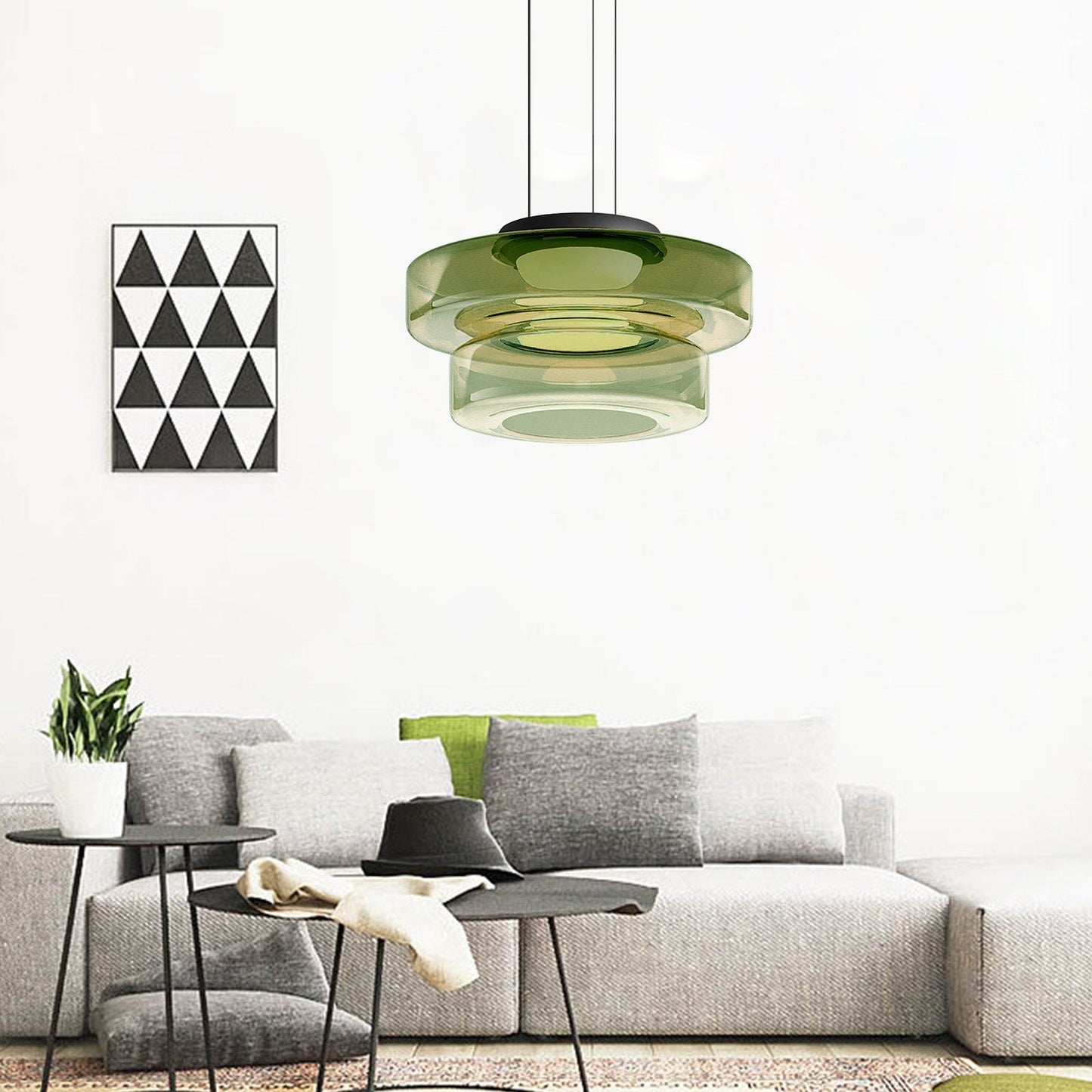 LUMINAIRE – Bauhaus-Inspired Glass Pendant Light