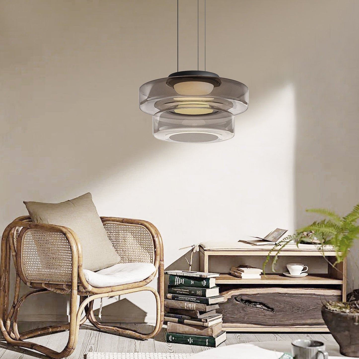 LUMINAIRE – Bauhaus-Inspired Glass Pendant Light