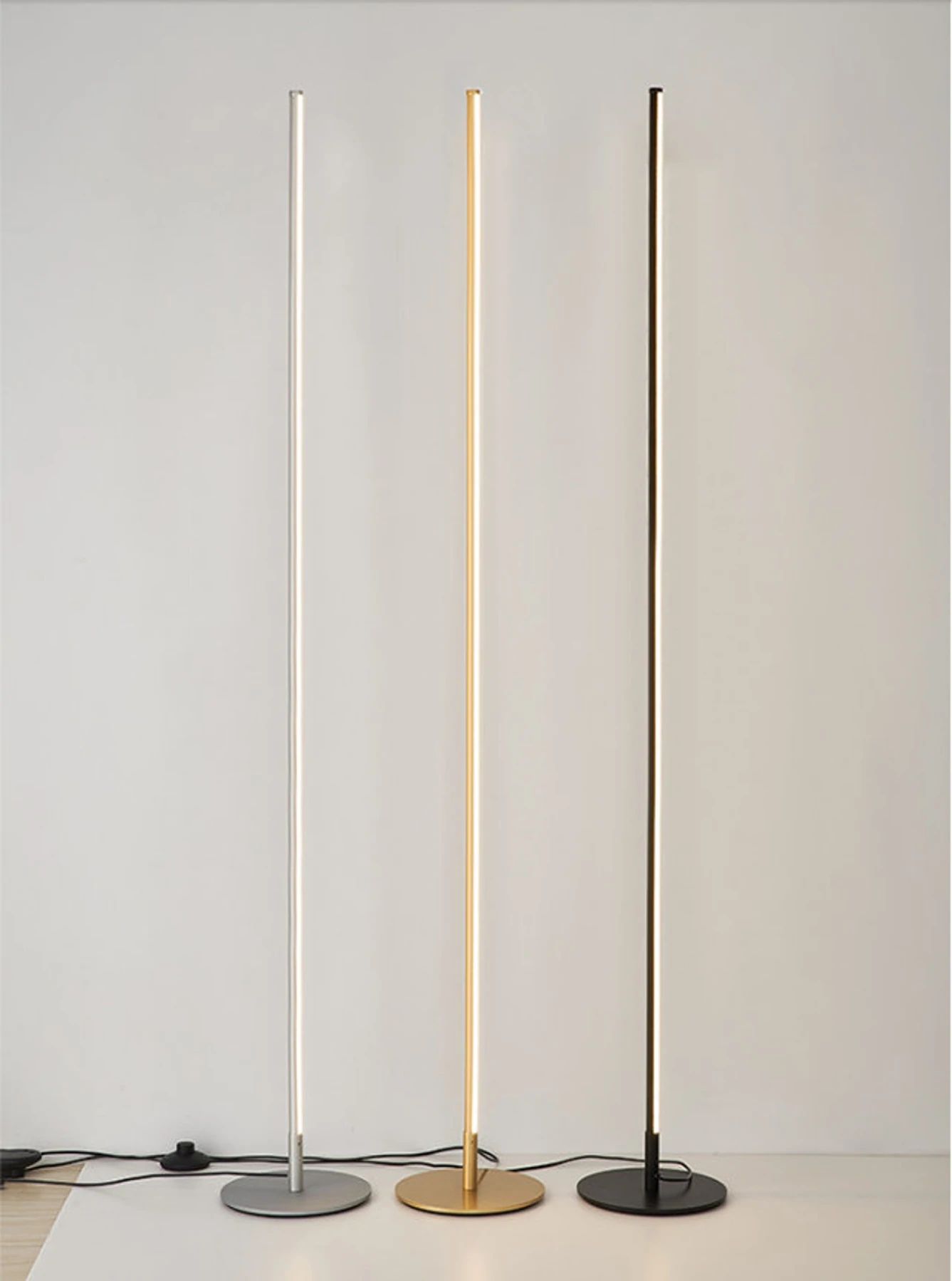 Elegant LED Floor Lamp Inspired by Moon