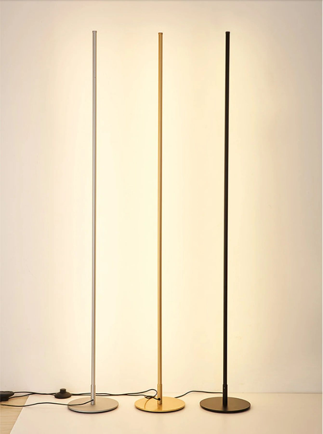 Elegant LED Floor Lamp Inspired by Moon
