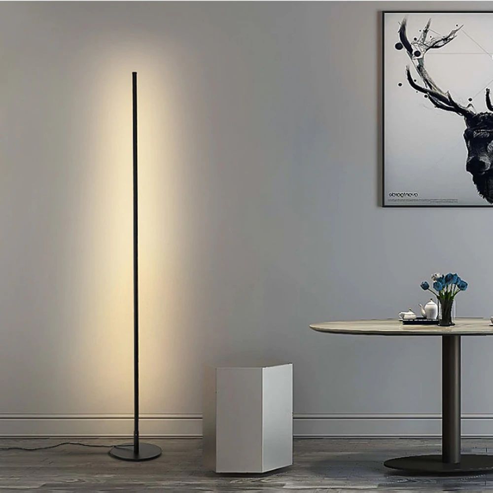 Elegant LED Floor Lamp Inspired by Moon