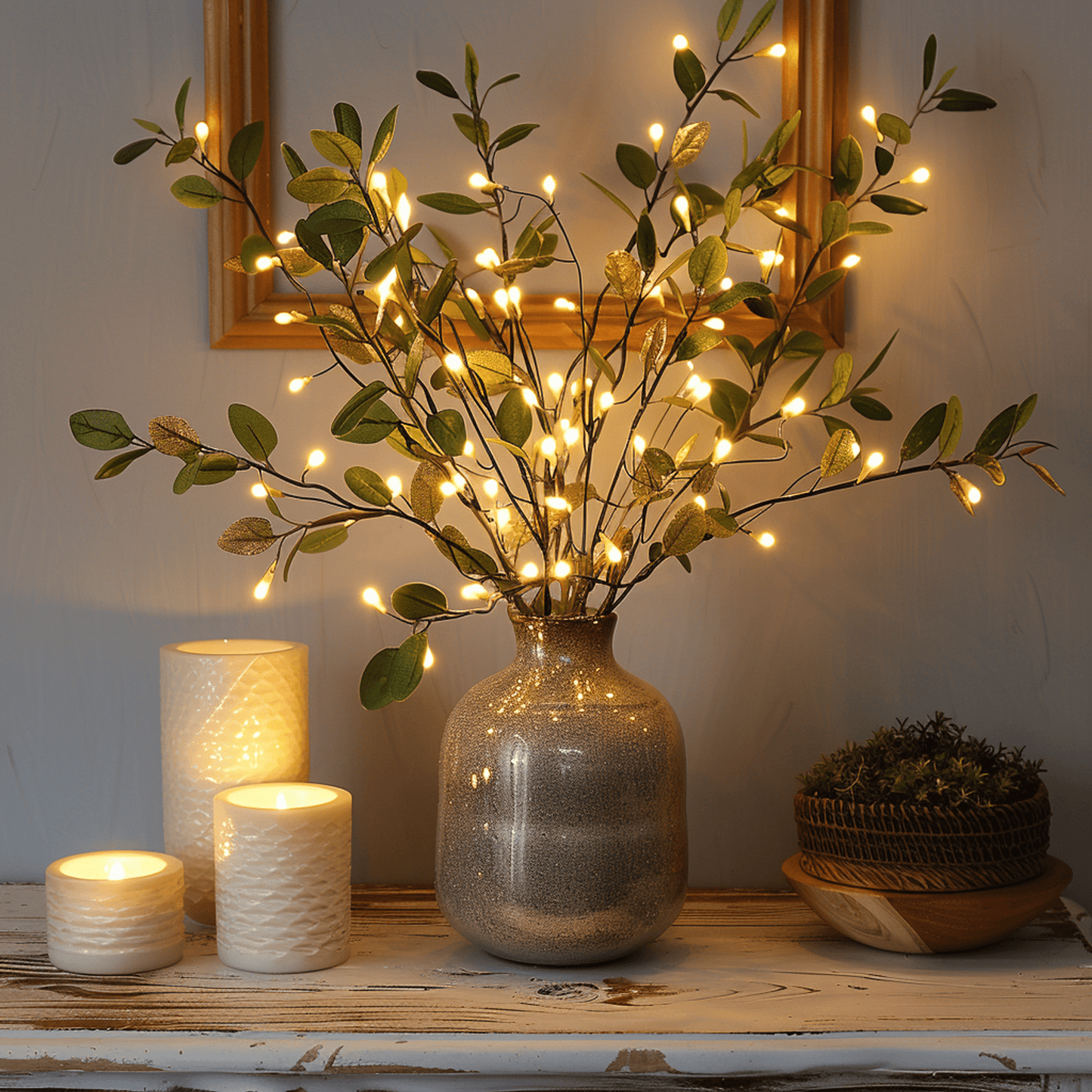 LUMINAIRE – Enchanting LED Olive Branch Decor