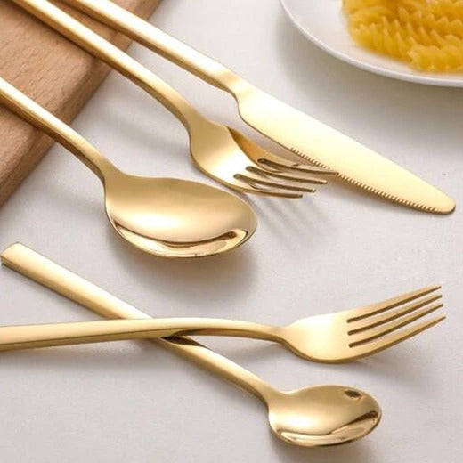 Elegant 30-Piece Modern Cutlery Set