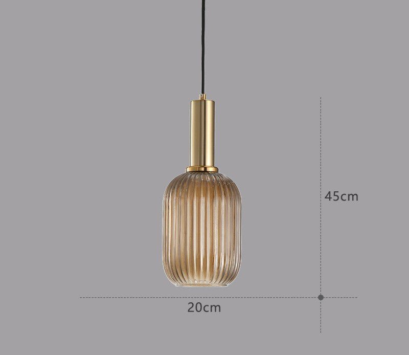 LUMINOUS VINTAGE – Colorful Glass Pendant Light