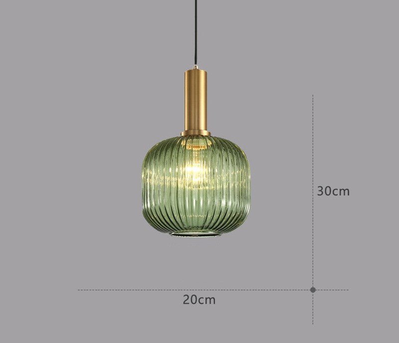 LUMINOUS VINTAGE – Colorful Glass Pendant Light