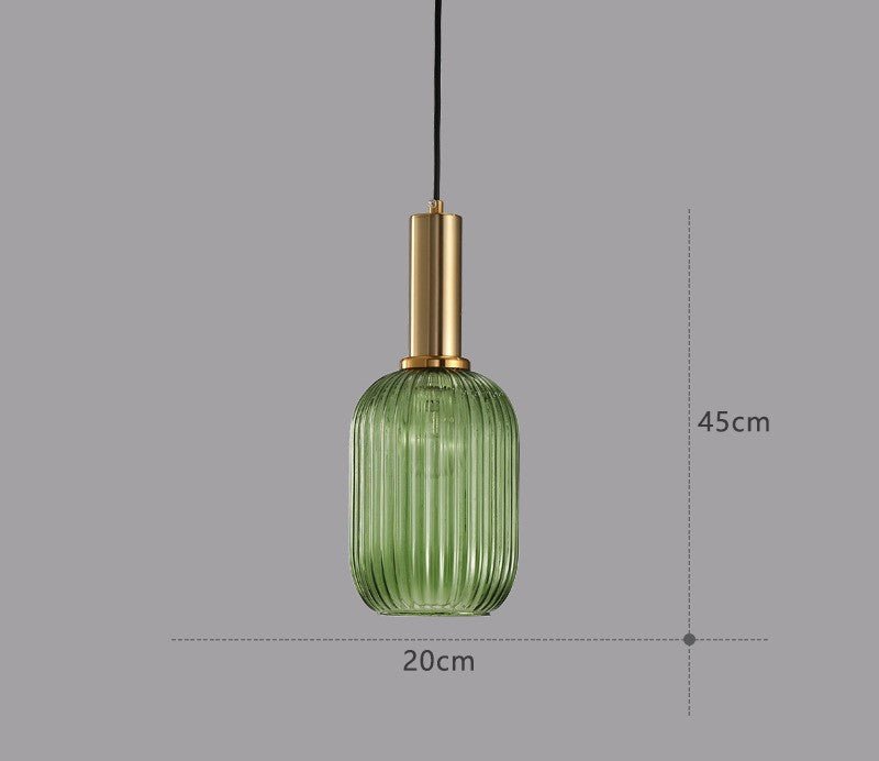 LUMINOUS VINTAGE – Colorful Glass Pendant Light