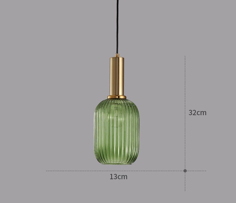 LUMINOUS VINTAGE – Colorful Glass Pendant Light