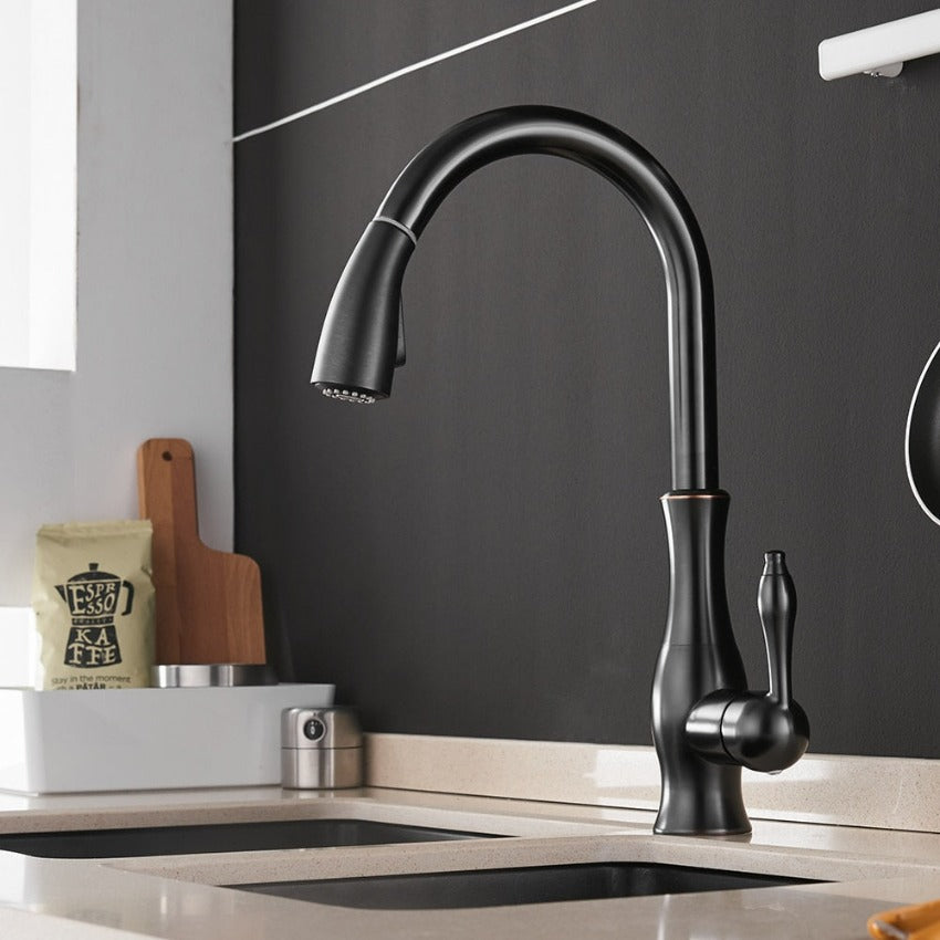 Elegant Retractable Kitchen Faucet for Modern Homes