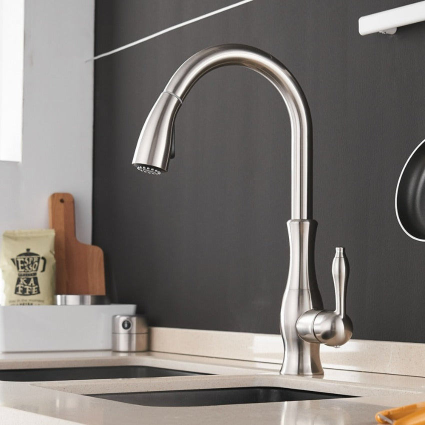 Elegant Retractable Kitchen Faucet for Modern Homes