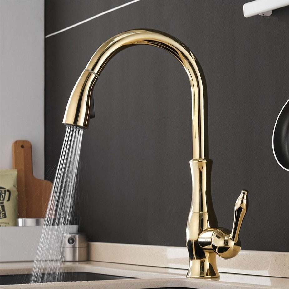 Elegant Retractable Kitchen Faucet for Modern Homes