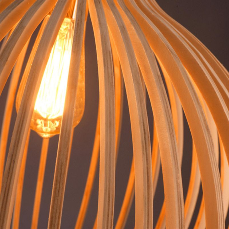 LUMINAIRE WOOD – Handcrafted Wooden Pendant Lamp
