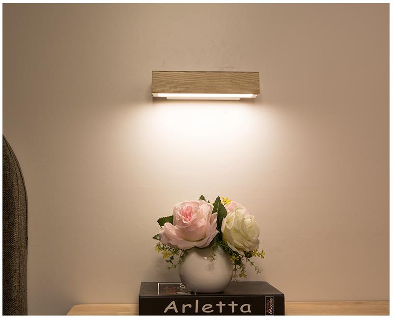 LUMINOUS WOOD – Versatile Rotatable LED Wall Light