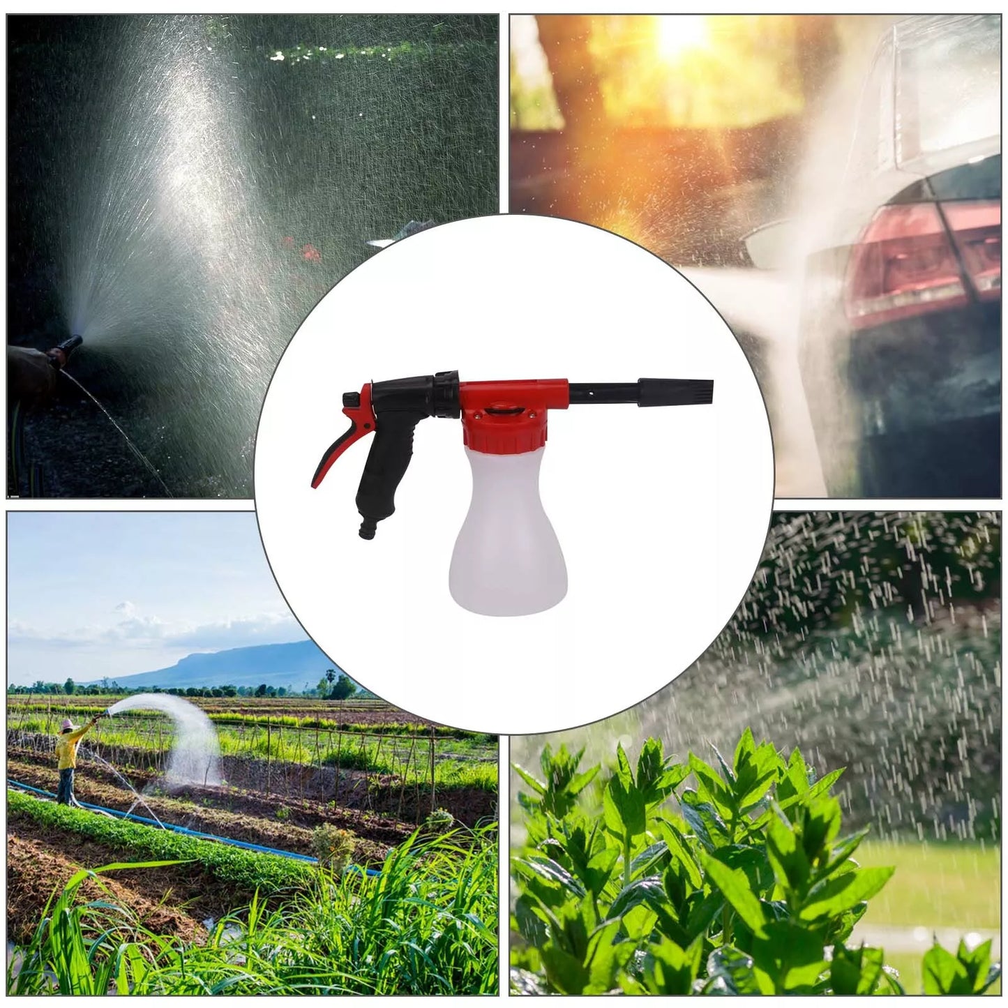 High-Pressure Foam Sprayer for Effortless Cleaning
