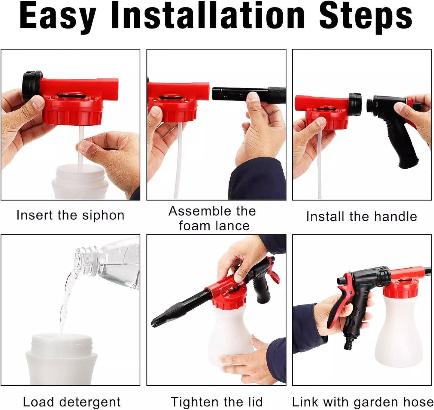 High-Pressure Foam Sprayer for Effortless Cleaning
