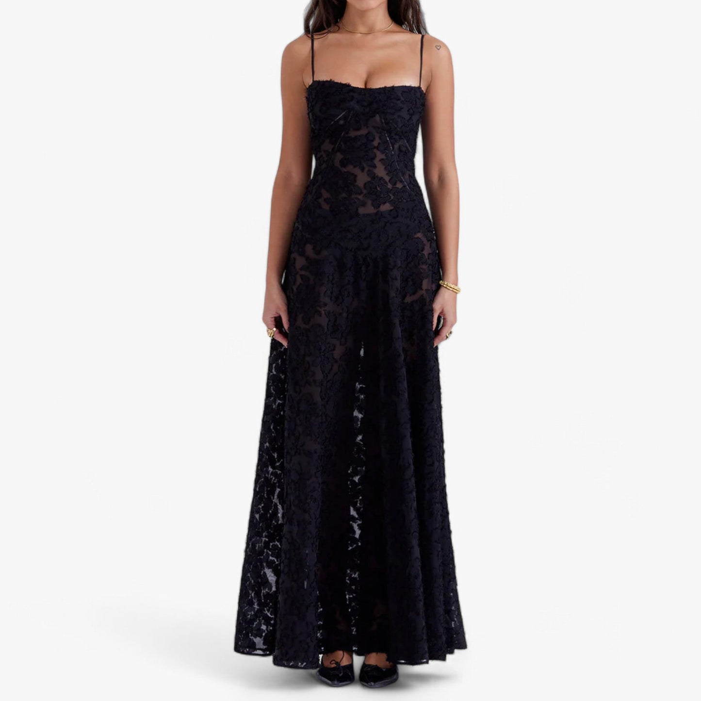 Floral Corset Dress - Curves & Sparkle