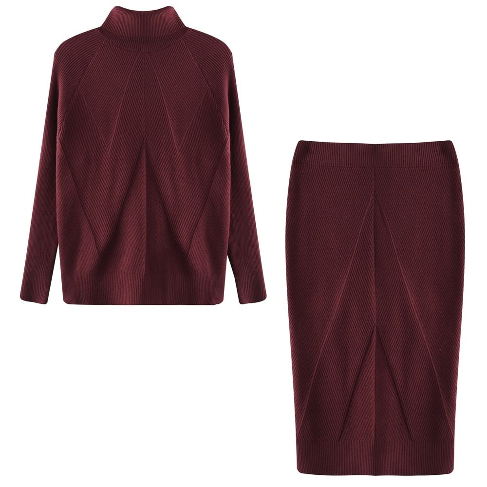 Cozy Knitted Dress for Winter Elegance