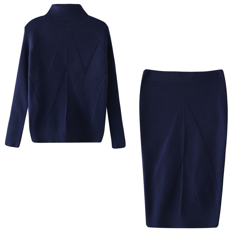 Cozy Knitted Dress for Winter Elegance