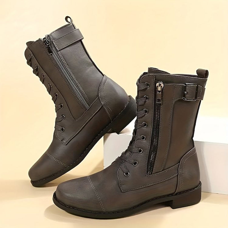 Stylish Orthopedic Leather Boots for Comfort