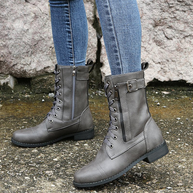 Stylish Orthopedic Leather Boots for Comfort