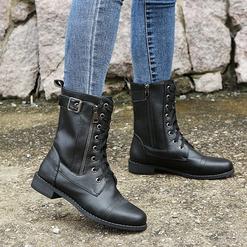 Stylish Orthopedic Leather Boots for Comfort
