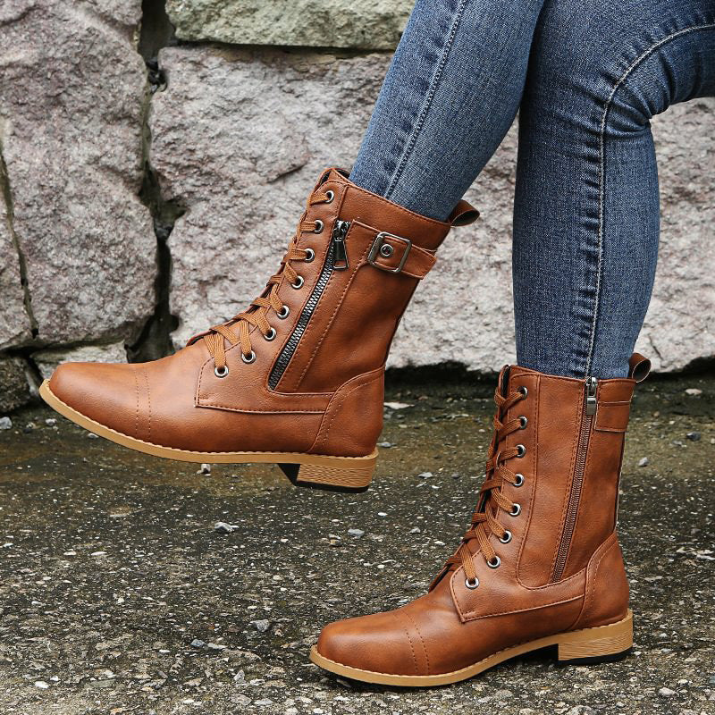 Stylish Orthopedic Leather Boots for Comfort